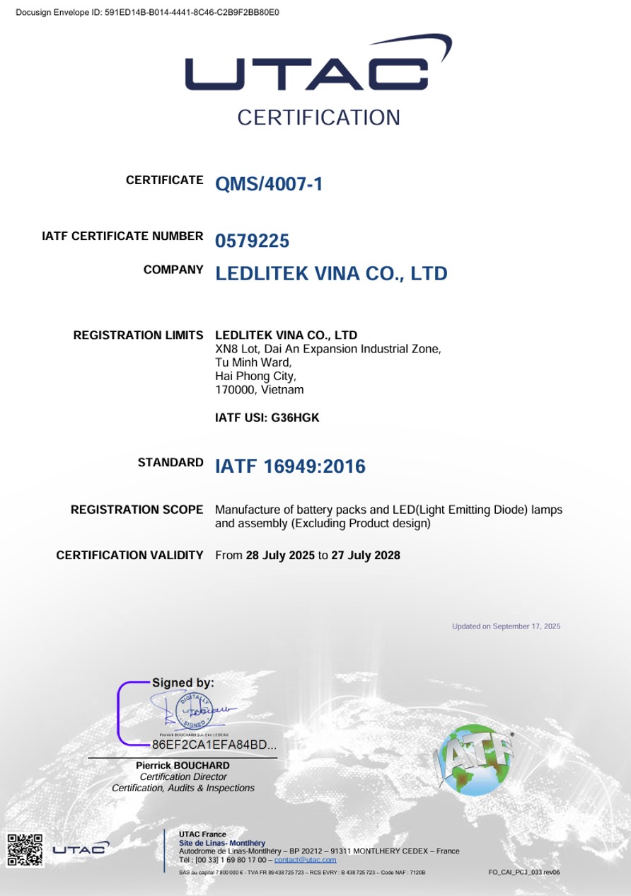 IATF16949 (베트남사업장)